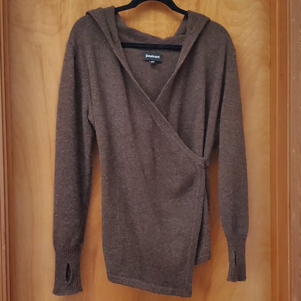 BetaBrand "Black Sheep" Wrap Sweater - S/M